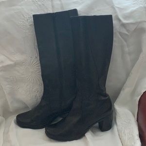Dansko black high boots